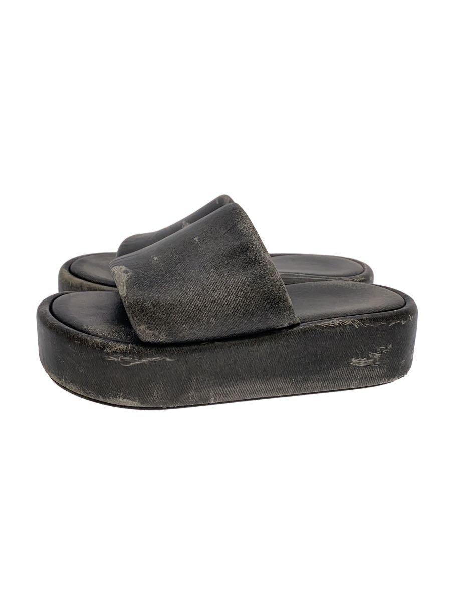 【中古】BALENCIAGA◆RISE PLATFORM SLIDE SANDAL/サンダル/36/GRY【シューズ】