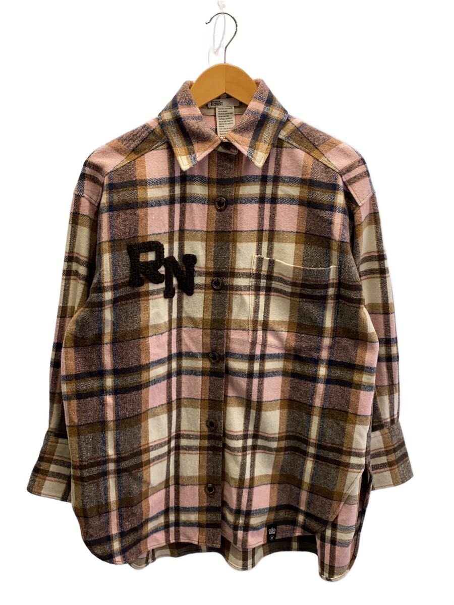 【中古】DOUBLE STANDARD CLOTHING◆綿ネルプルオーバー/FREE/ポリエステル/マルチ色つや/照合のしるし/0204-160-244A【レディース御召しもの】