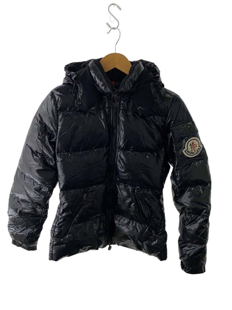 【中古】MONCLER◆落ちこむ上衣/--/ポリエステル/BLK//【レディースお召しもの】
