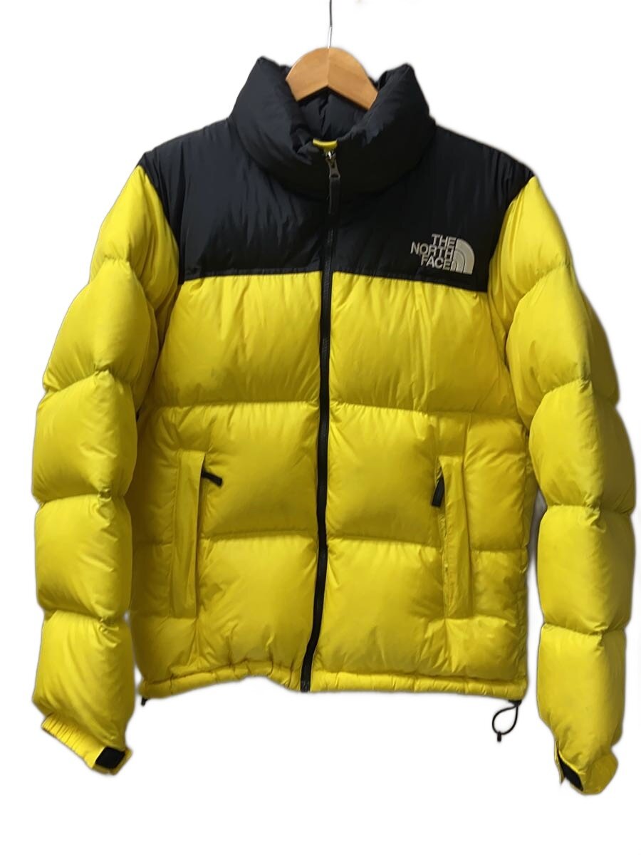 【中古】THE NORTH FACE◆NUPTSE JACKET_ヌプシジャケット/L/ナイロン/YLW【メンズウェア】|2nd STREET 店