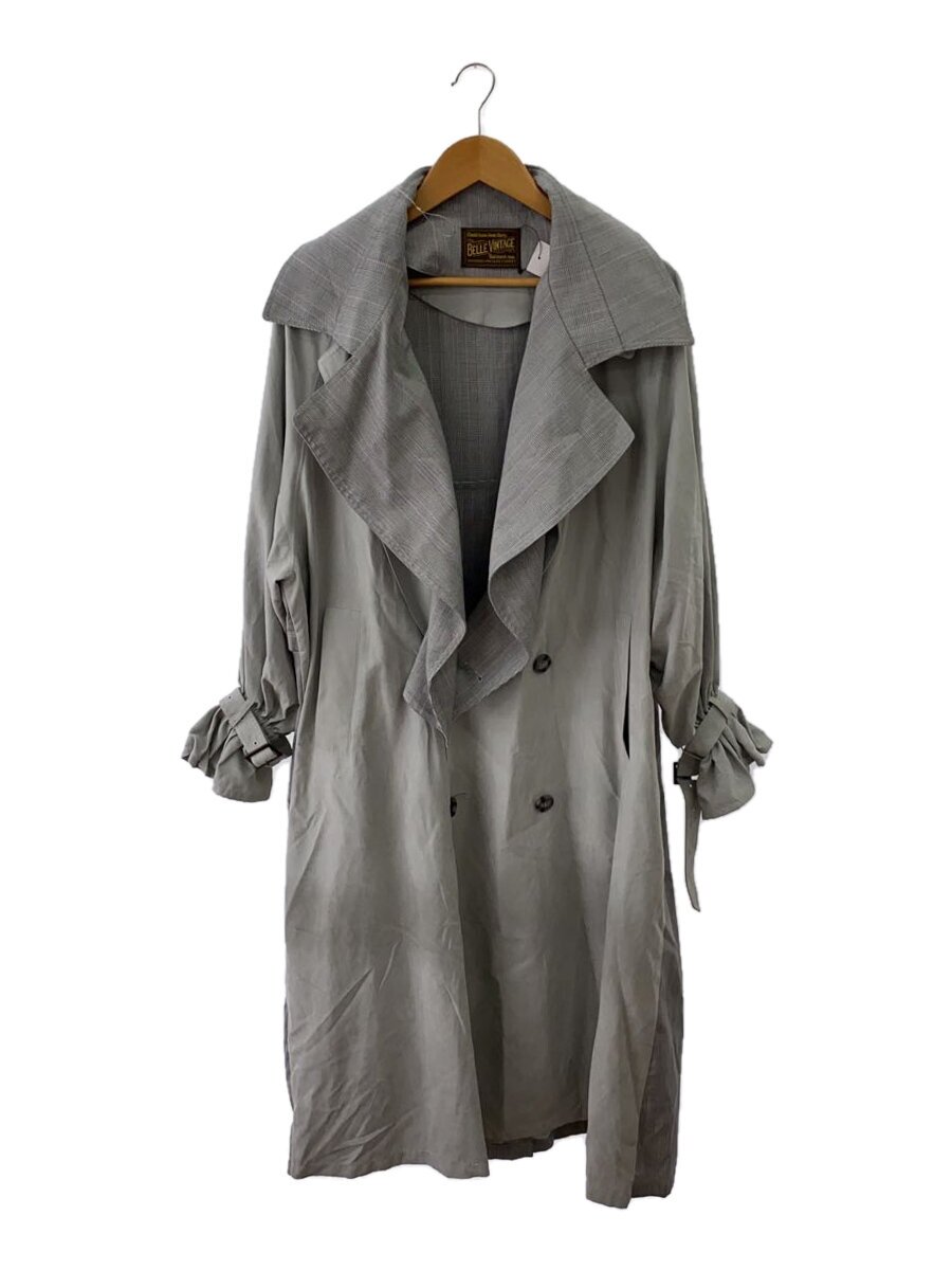 【中古】BELLE VINTAGE/トレンチコート/FREE/ポリエステル/GRY/照合のしるし/ETNIS0120002【レディース御召しもの】