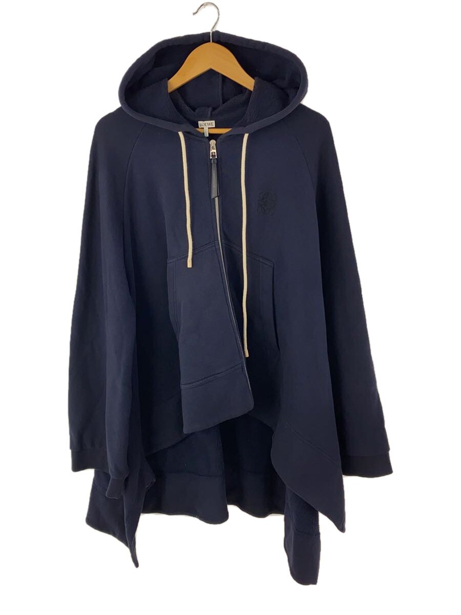 【中古】LOEWE◆ジップパーカー/S/綿織物/NVY/無地//【レディースお召しもの】