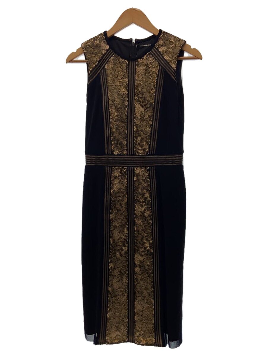 【中古】VIVIENNE TAM◆ノースリーブ衣装/38/ナイロン/BLK【レディース御召しもの】