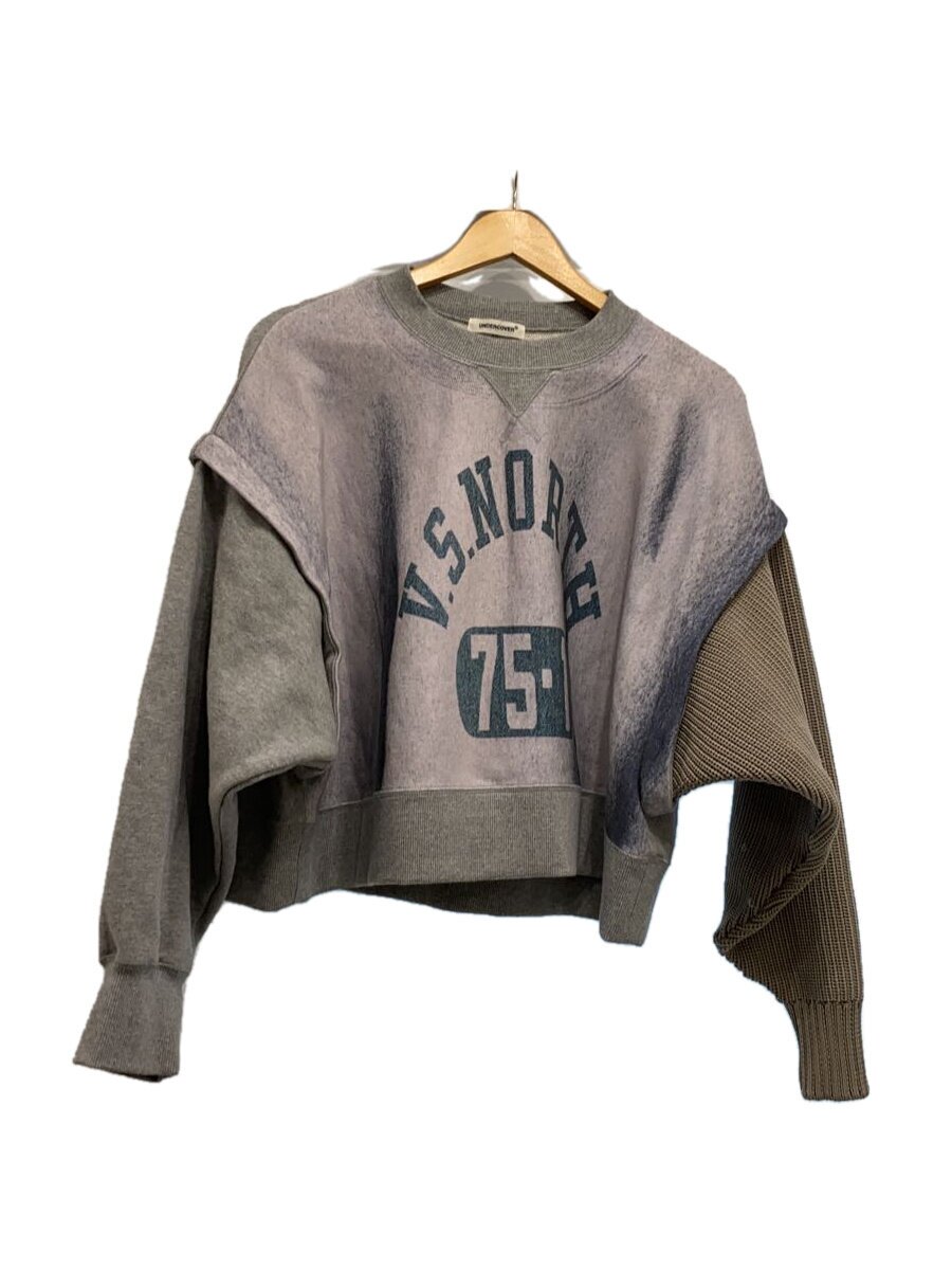 【中古】UNDERCOVER◆汗水/1/--/GRY/up1d1801/衣袂取りはらい可【レディース御召しもの】
