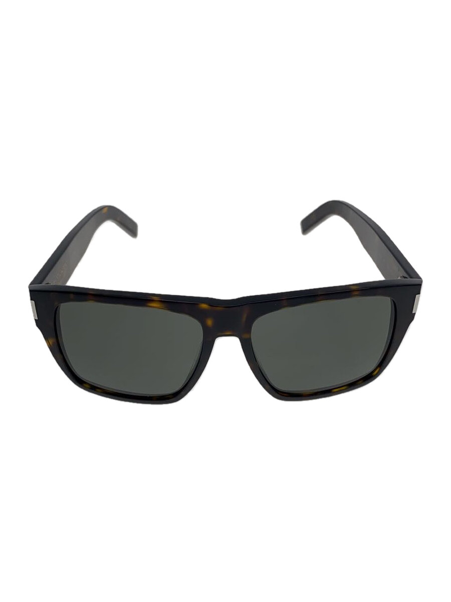 Lunettes de soleil homme SAINT LAURENT Wellington motif écaille de tortue BRW BLK Sl 424 002