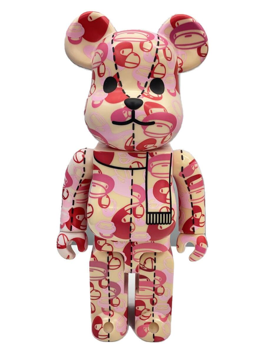 【中古】MEDICOM TOY◆×BAPE PLAY/MILO FACE CAMO/PINK/400％【ホビー】