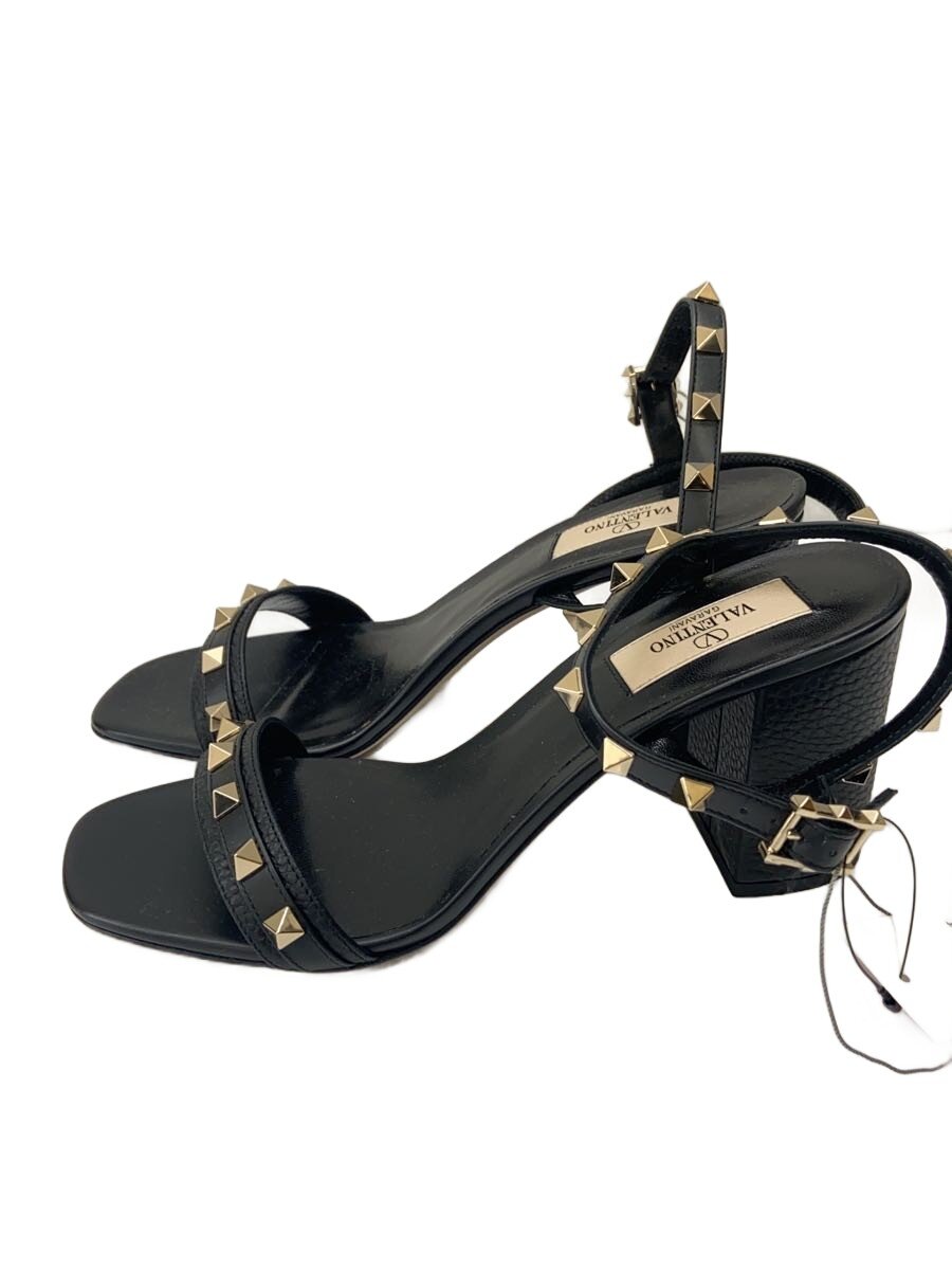 【中古】VALENTINO◆パンプス/37.5/BLK【シューズ】