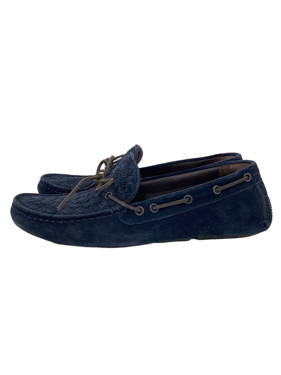 【中古】BOTTEGA VENETA◆シューズ/39.5/NVY/スウェード【シューズ】