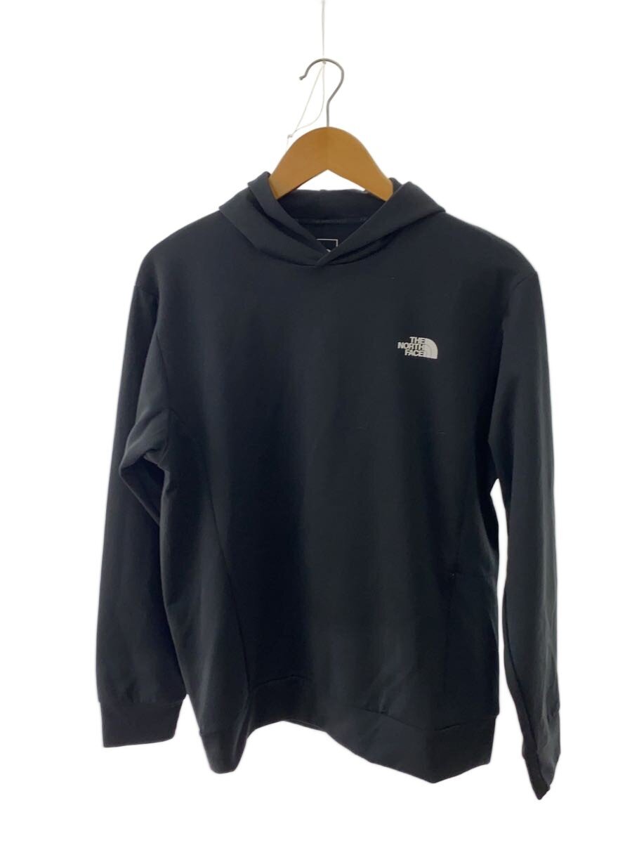【中古】THE NORTH FACE◆MOTION HOODIE_モーションフーディ/M/ポリエステル/BLK/無地【メンズウェア】