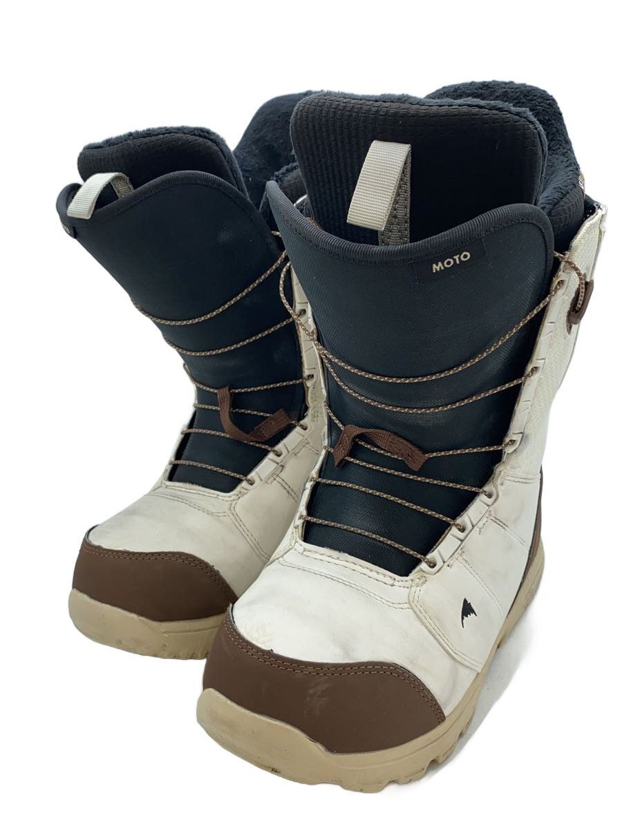 【中古】BURTON◆スノーボードブーツ/27糎/WHT//【運動競技】