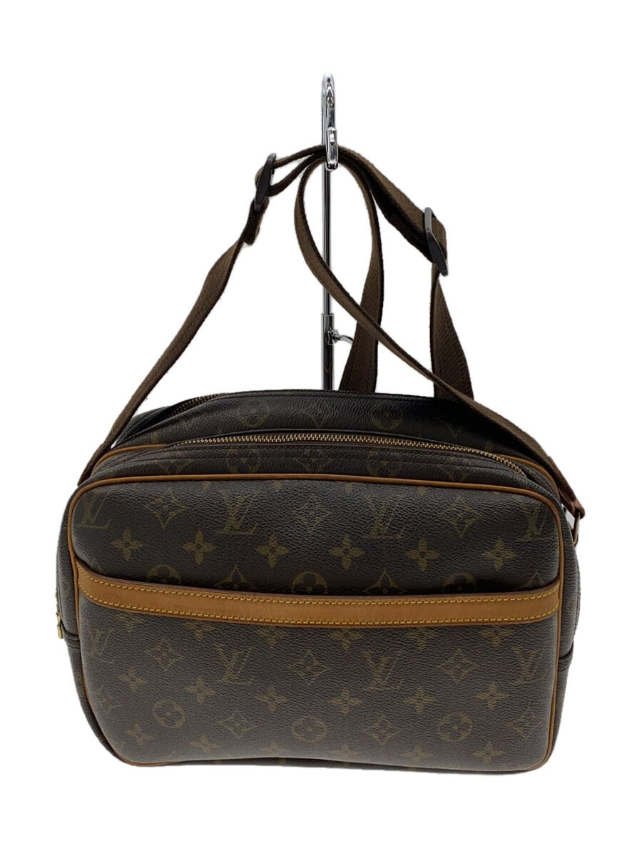 【中古】LOUIS VUITTON◆探訪者PM_モノグラム・帆布_BRW/PVC/BRW/総柄【御徒面子】