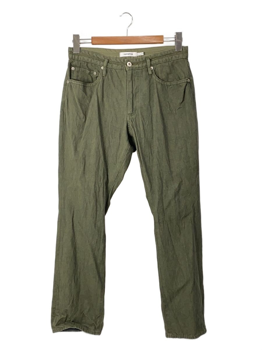 【中古】nonnative◆下つ方/1/綿織物/KHK/無地/nn-p4408//【メンズウェア】