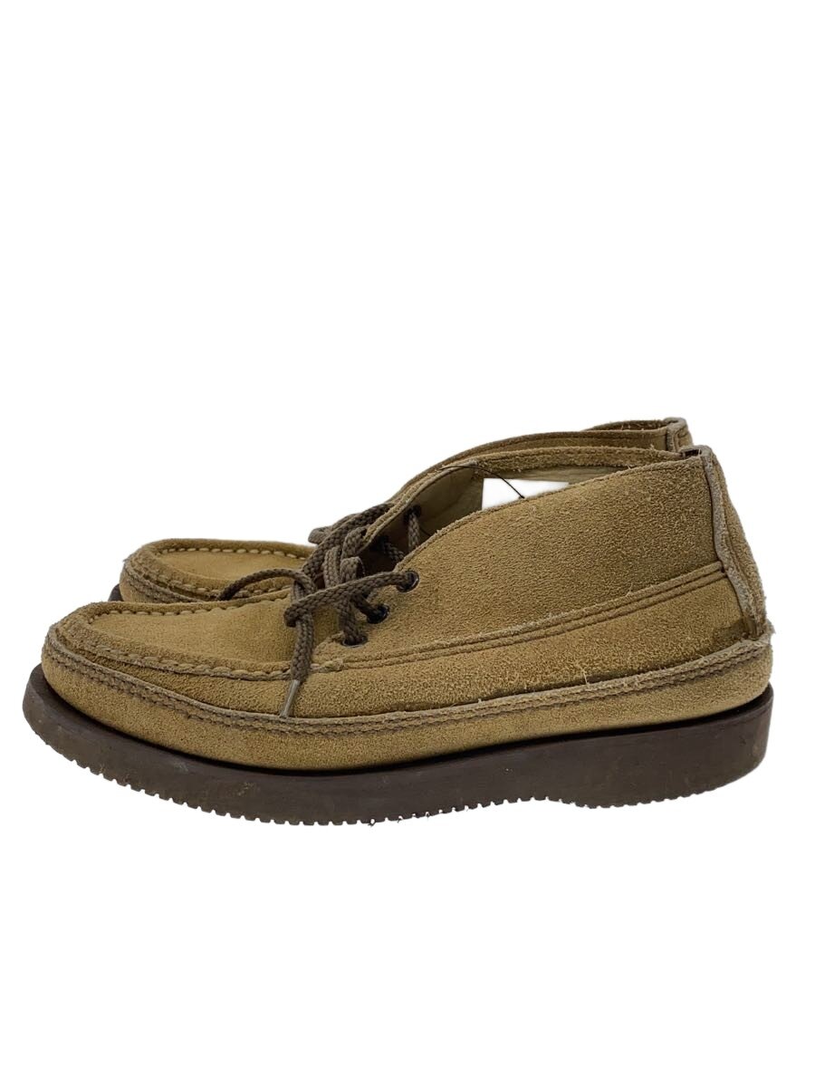 【中古】Russell Moccasin◆チャッカブーツ/UK7/KHK/スウェード/? NULL ?【シューズ】