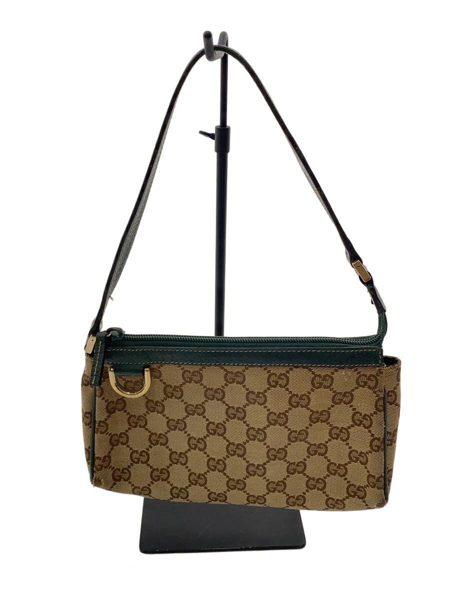【中古】GUCCI◆ショルダーバッグ_アビー_GG帆布/帆布/BRW/総柄【御徒面子】