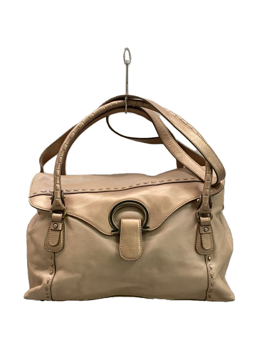 【中古】Salvatore Ferragamo◆2way/ガンチーニショルダーバッグ/レザー/ピンク//【バッグ】|2nd STREET 店