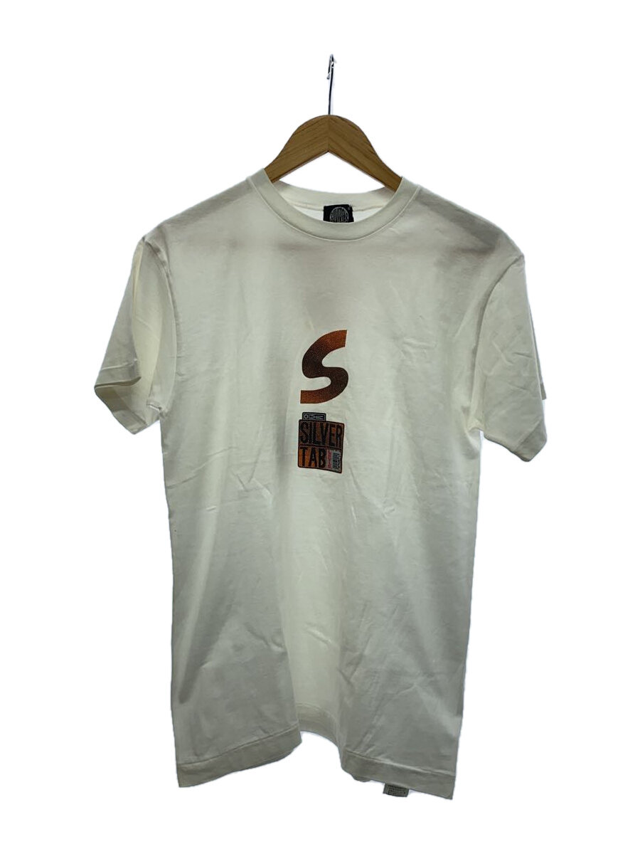【中古】Levi’s SilverTab◆90s/シルバータブロゴT/S/S/プルオーバー/M/綿織物/WHT//【メンズウェア】