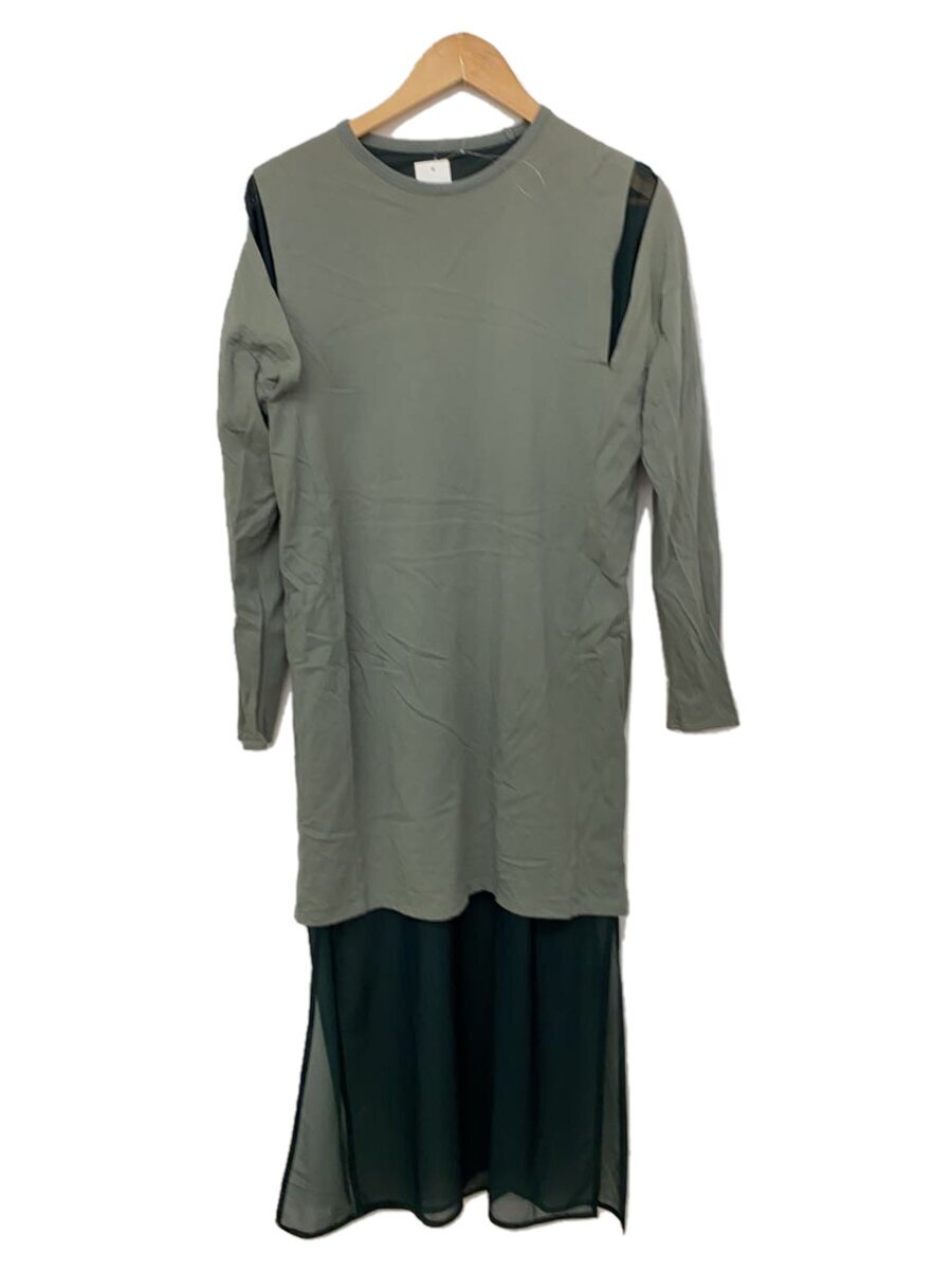 【中古】MAISON SPECIAL◆シアーレイヤード長袖衣装/FREE/ポリエステル/GRY/21202265402【レディース御召しもの】