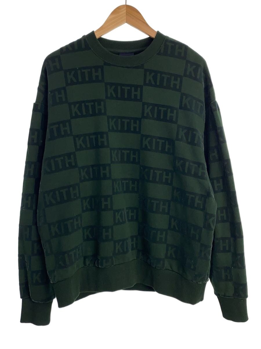 【中古】KITH◆汗水/M/綿織物/GRN/総柄/KHM031307【メンズウェア】