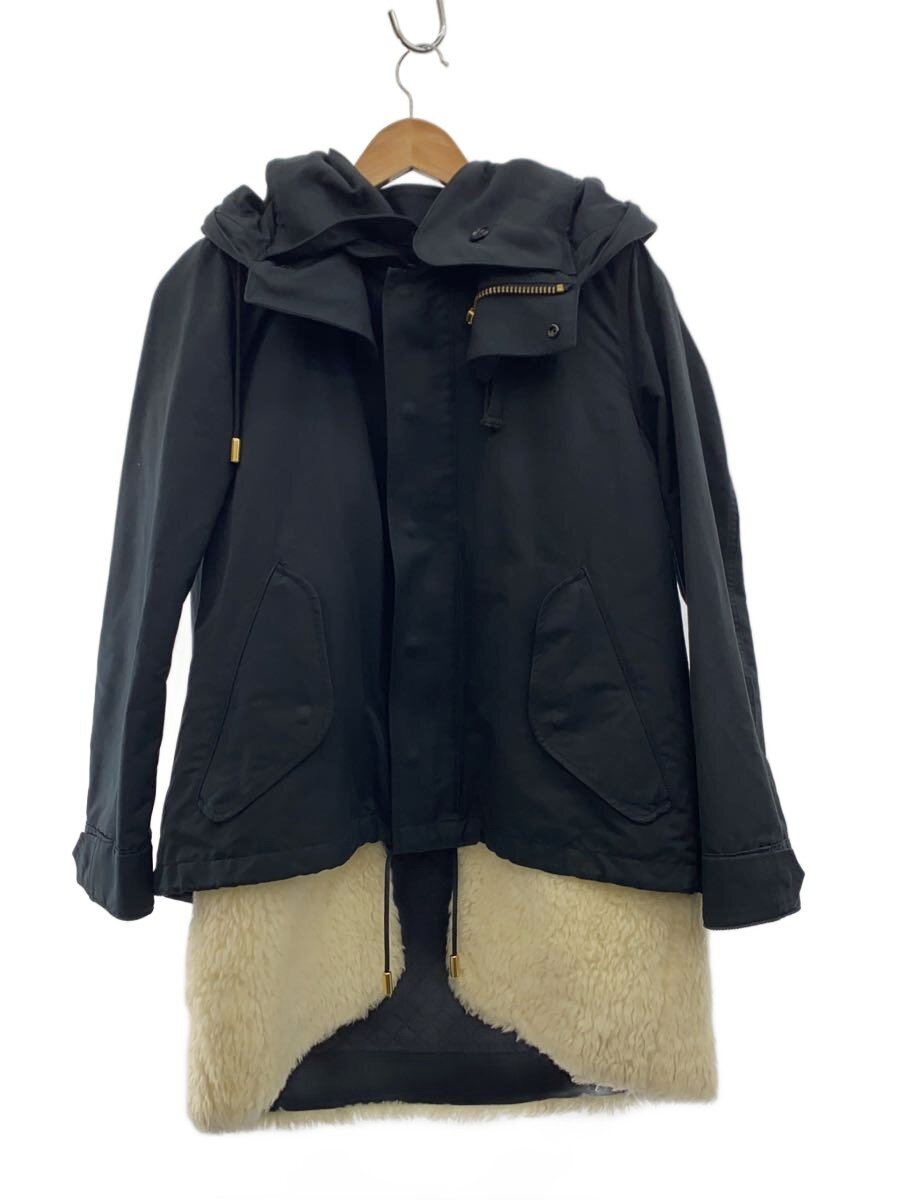 【中古】THE RERACS◆モッズコート/36/ポリエステル/BLK/無地【レディースウェア】|2nd STREET 店