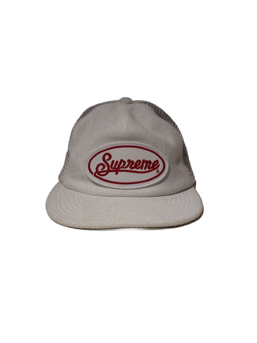 【中古】Supreme◆メッシュ旗がしら/FREE/綿織物/WHT/メンズ【服飾雑貨他】
