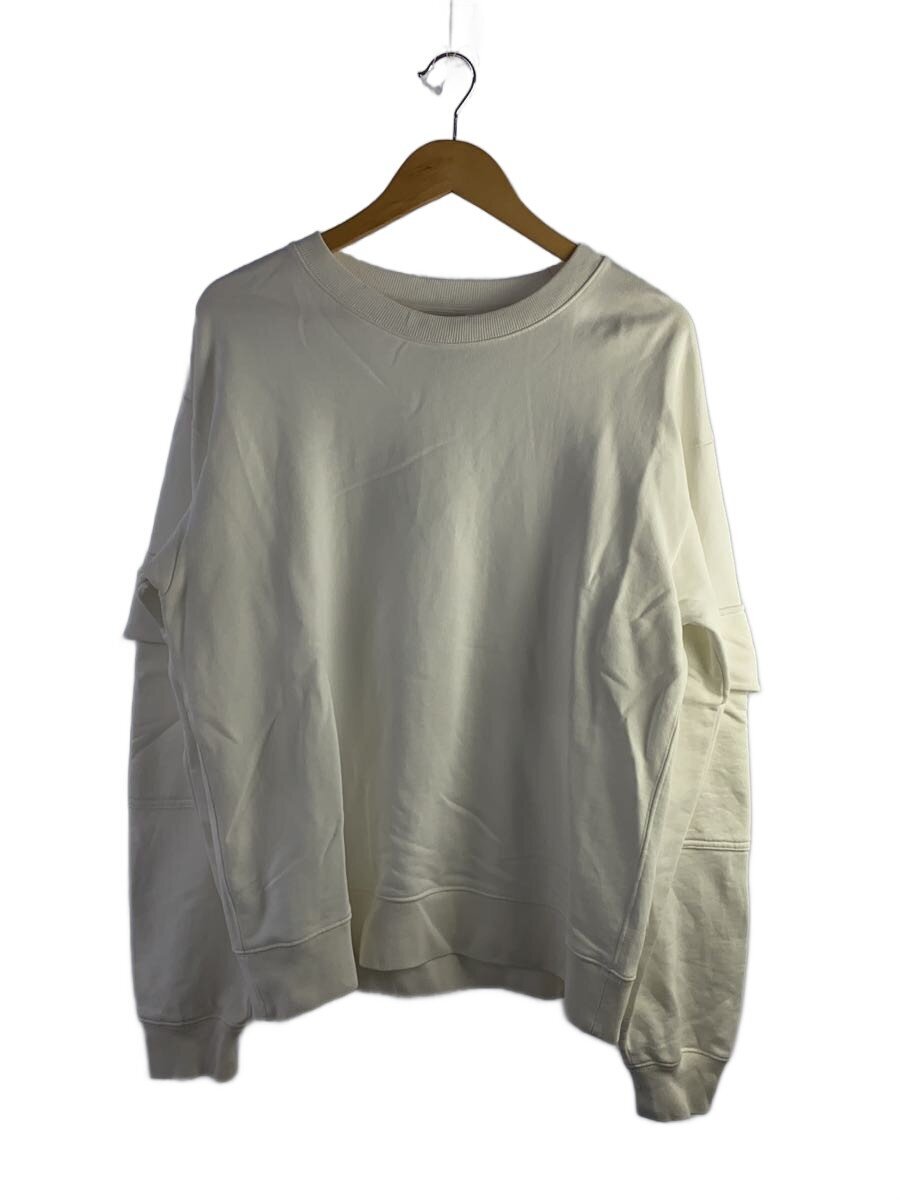 【中古】DRIES VAN NOTEN◆流汗/L/綿織物/WHT/無地【メンズウェア】