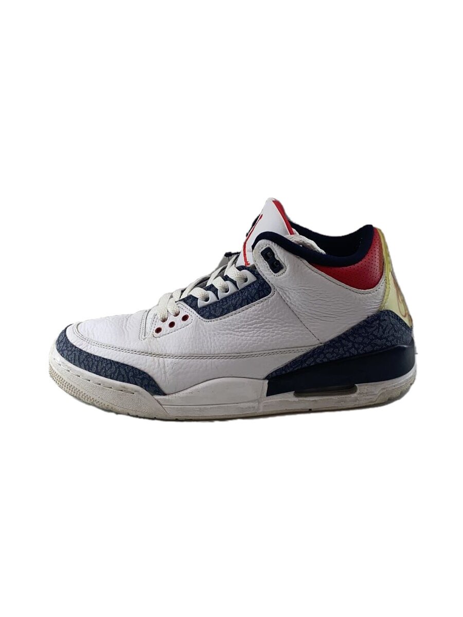 【中古】NIKE◆AIR JORDAN 3 RETRO SE-T_エアジョーダン 3 レトロ SE-T/27cm/WHT【シューズ】｜2ｎｄ STREET 店
