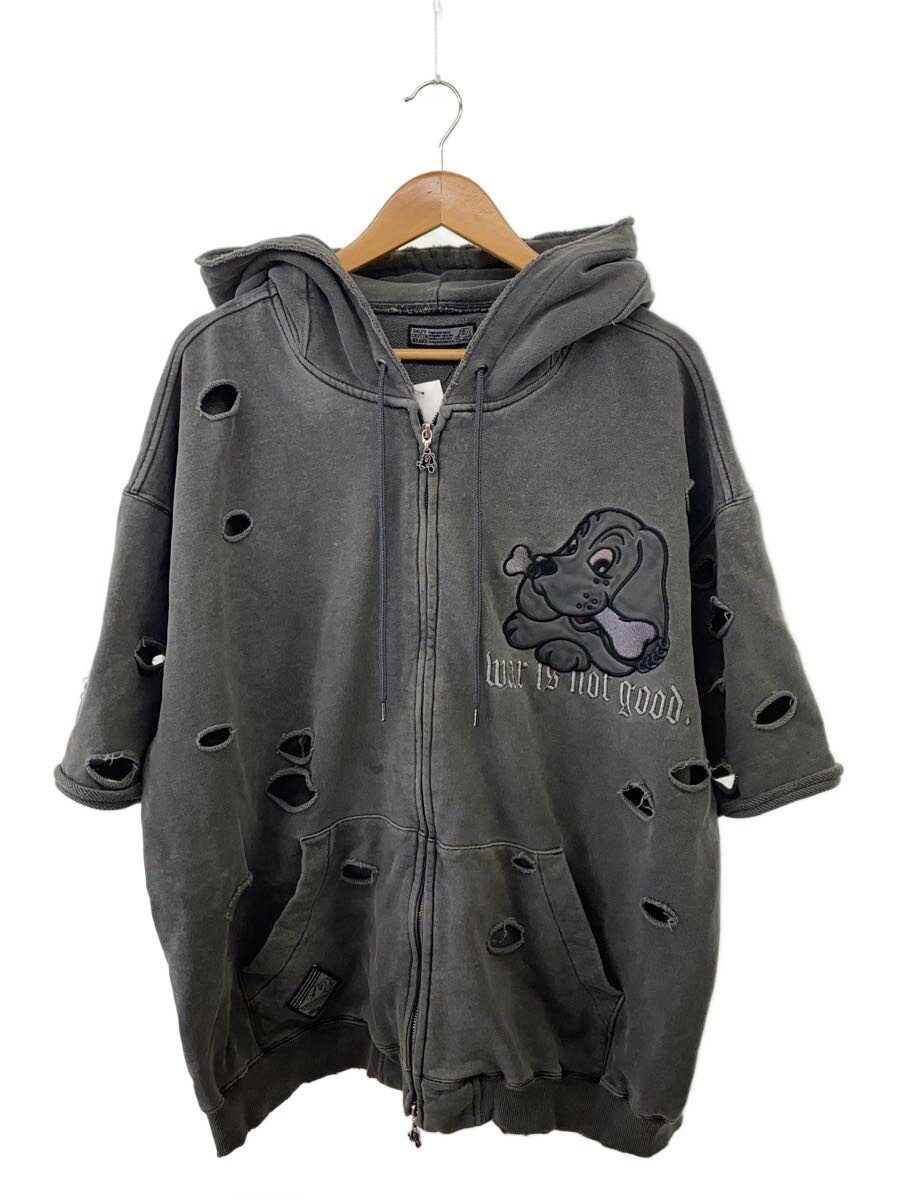 【中古】GALFY◆ジップパーカー/XL/綿織物【メンズウェア】