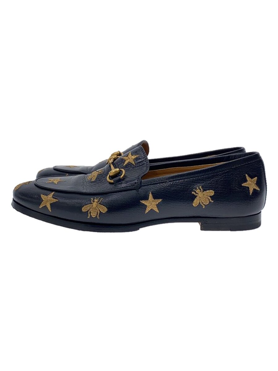【中古】GUCCI◆置き目毛皮/36.5/BLK/なめし革/505281【シューズ】