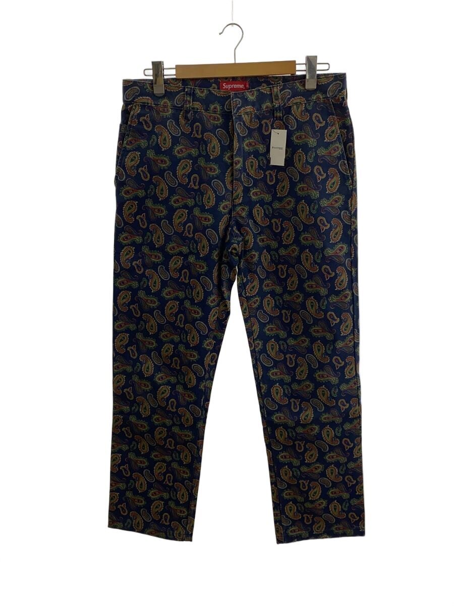 【中古】Supreme◆ボトム/34/ポリエステル/NVY/ペーズリー【メンズウェア】｜2ｎｄ STREET 店
