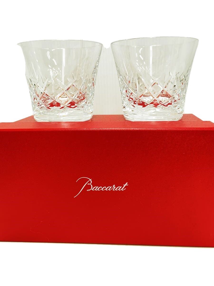 【中古】Baccarat◆未使用//アリア/イヤータンブラー/ロックグラス2025/グラス/2点セット【キッチン用品】