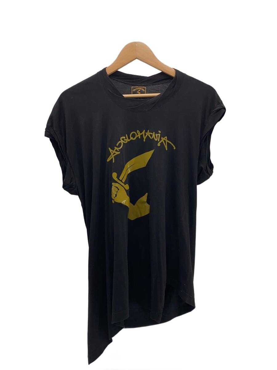 【中古】Vivienne Westwood◆ヴィヴィアンウエストウッド/プルオーバー/M/綿織物/無地/黒いこと【メンズウェア】