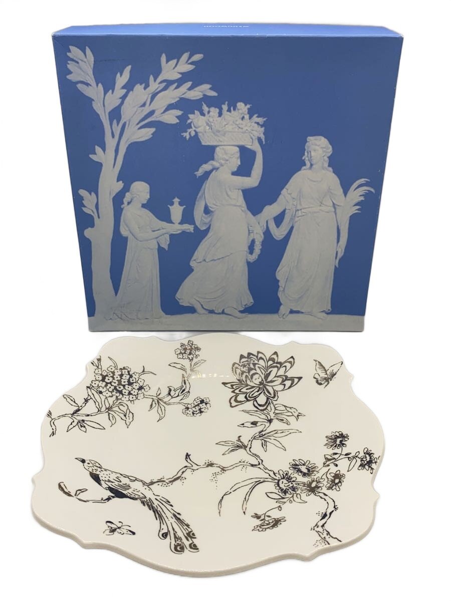【中古】WEDGWOOD◆プレート/5点セット/WHT/ジャスパーコンラン【キッチン用品】
