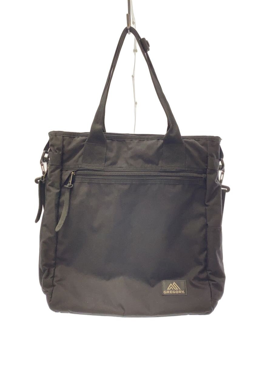 【中古】GREGORY◆トートバッグ/ナイロン/BLK/119722-1439【御徒面子】