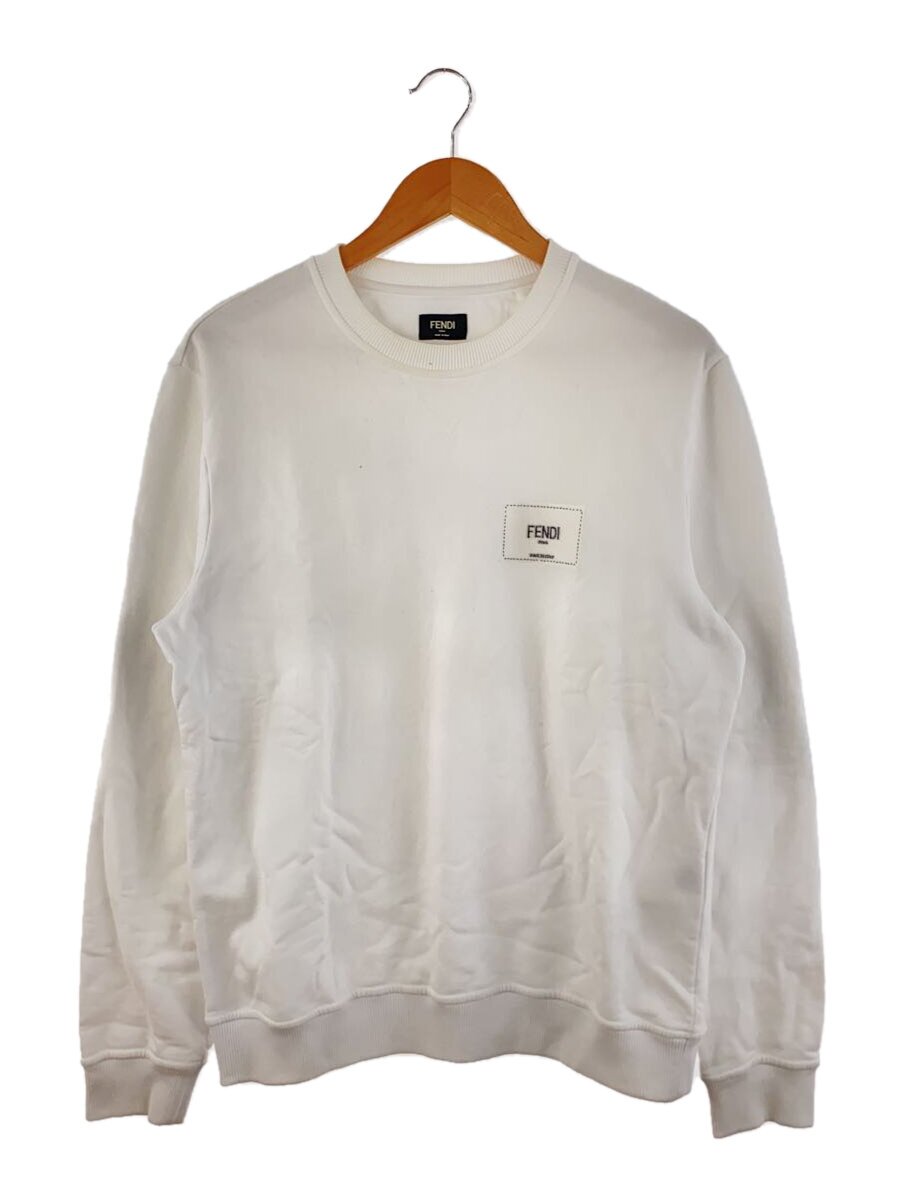 【中古】FENDI◆神のことば情の籠もった/L/綿織物/WHT/FY1132A9RO//【メンズウェア】