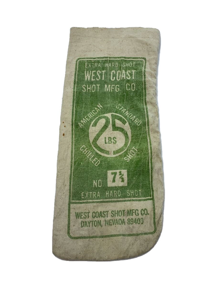 【中古】Shot Bag/弾薬用御徒面子/合切袋/帆布/白いこと/Vintage【御徒面子】