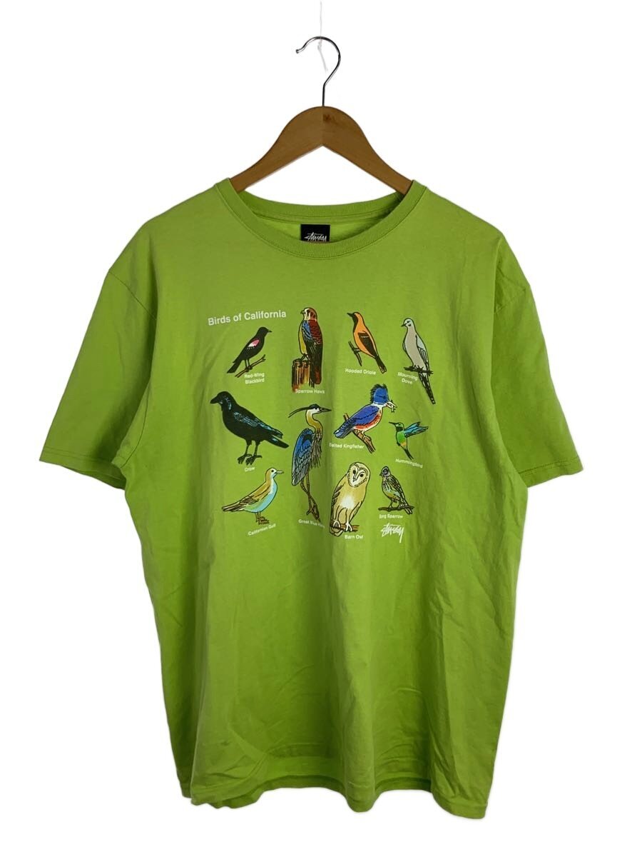 【中古】STUSSY◆プルオーバー/L/綿織物/GRN【メンズウェア】