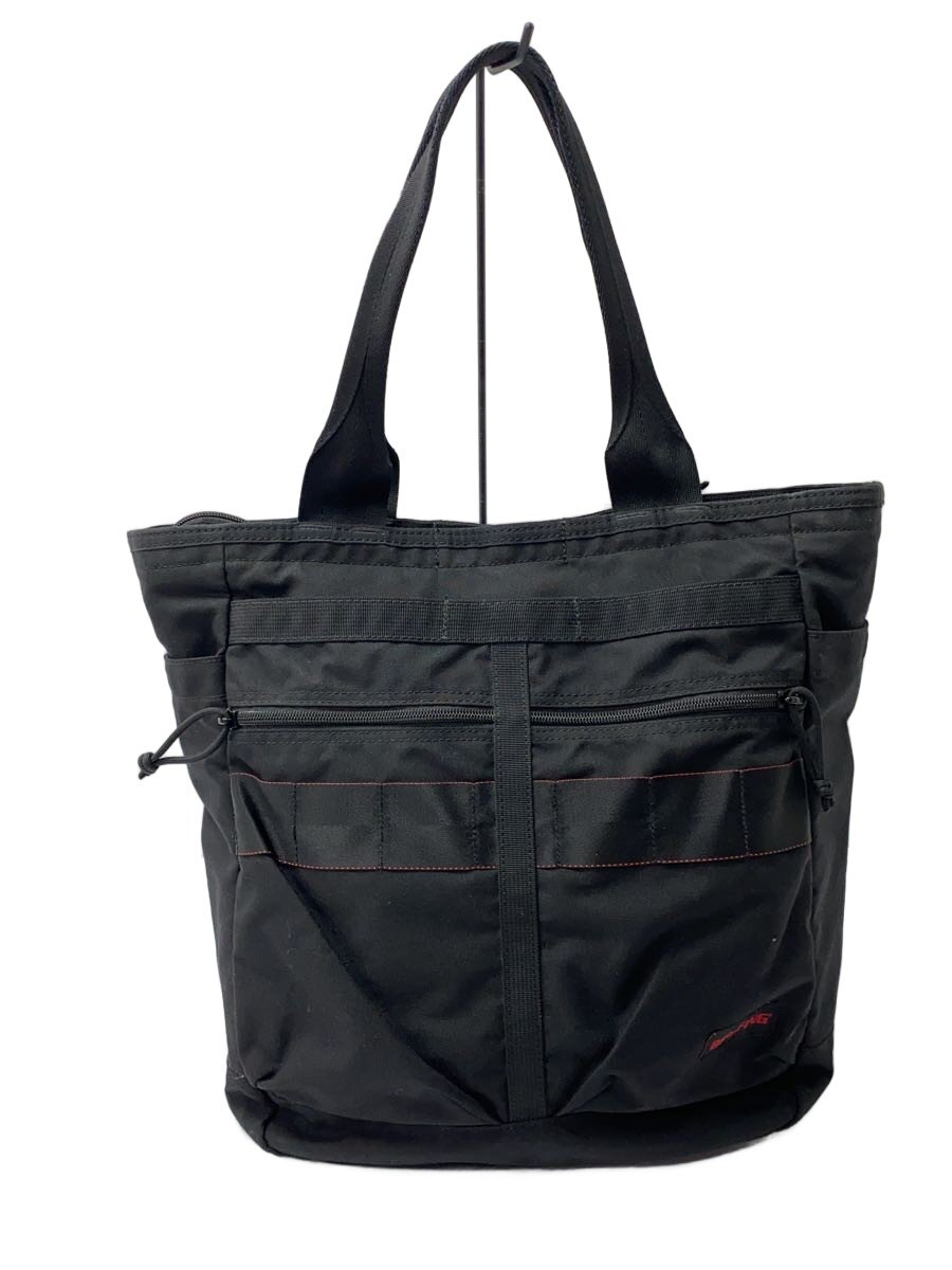 【中古】BRIEFING◆briefing n/ur missionb/トートバッグ/帆布/BLK/無地【御徒面子】