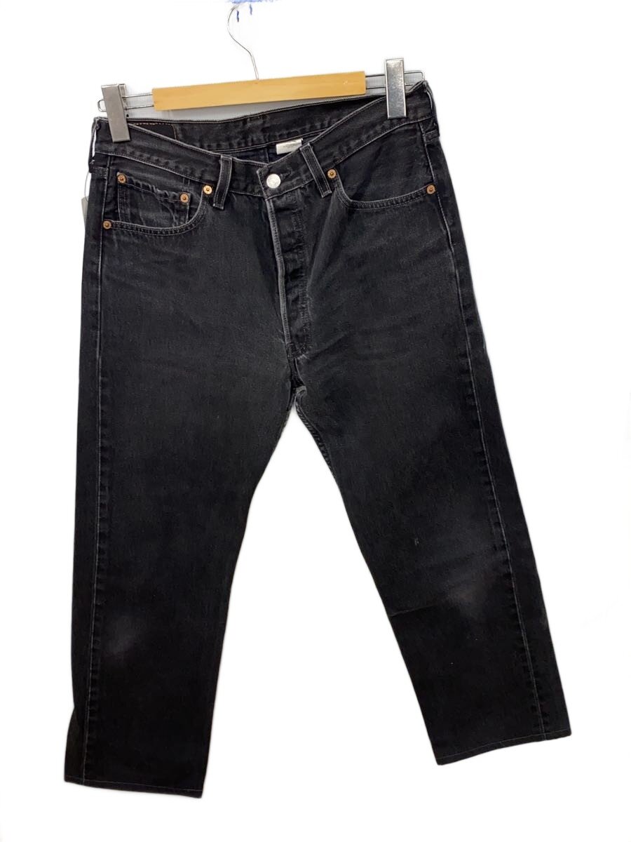 【中古】Levi’s◆名取り草裏977/名取り草飛球/501xx引っ切り無いズボン下/33/綿織物/BLK/無地/後染め【メンズウェア】