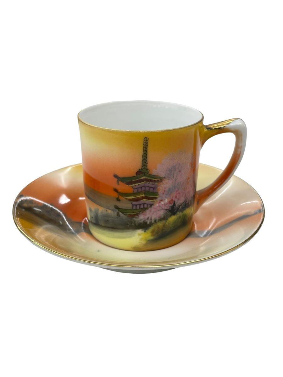 【中古】Noritake◆オールドノリタケ マルキ印 デミタスカップ&ソーサー【キッチン用品】