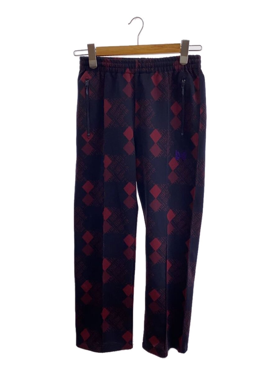 【中古】Needles◆TRACK PANT - POLY JQ/貨物自動車ズボン下/SIZE:2/ポリエステル/BRD/総柄/LQ225//【メンズウェア】