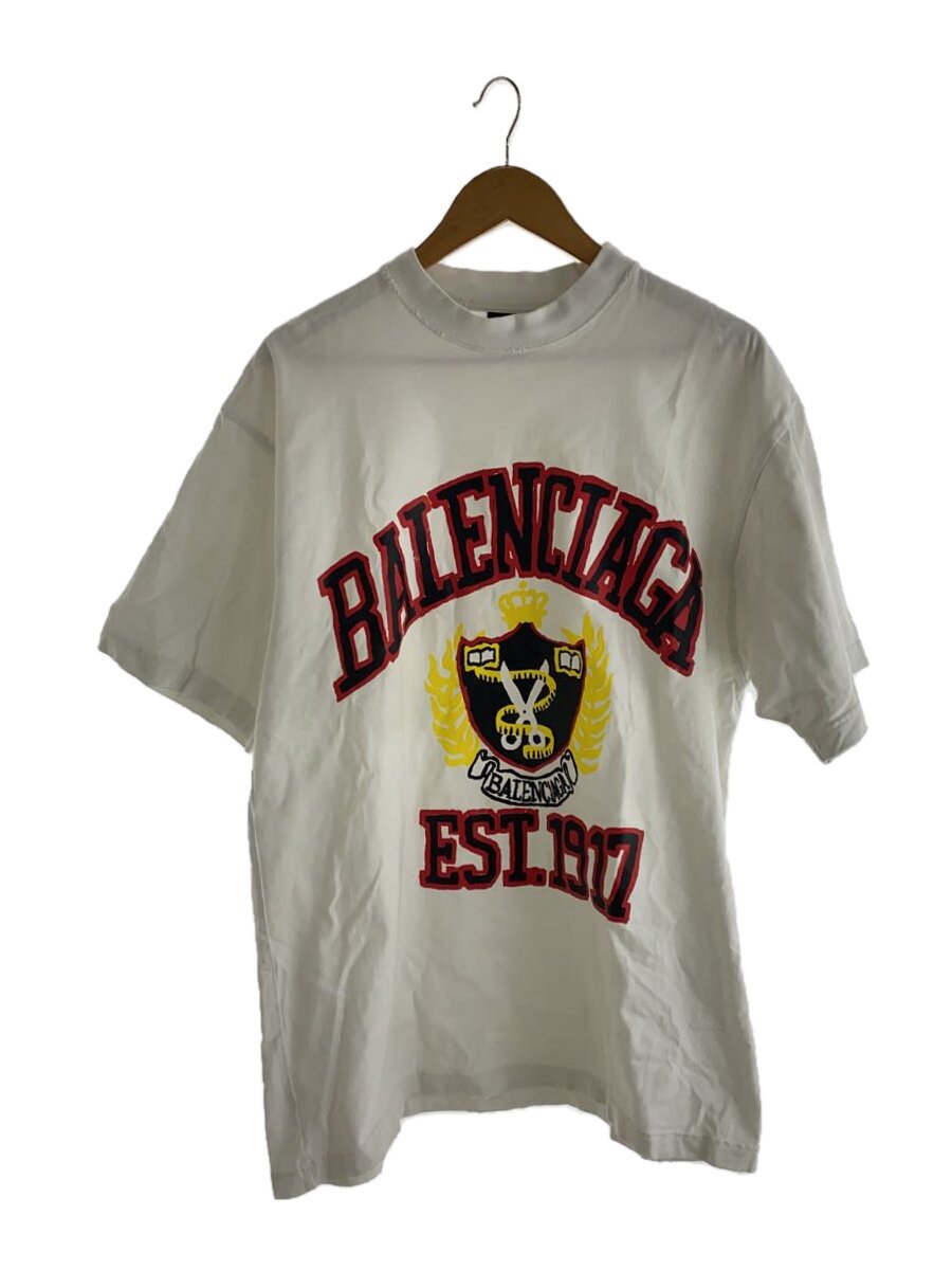 【中古】BALENCIAGA◆Tシャツ/XS/コットン/WHT/プリント/739784 T0VK1【メンズウェア】｜2ｎｄ STREET 店