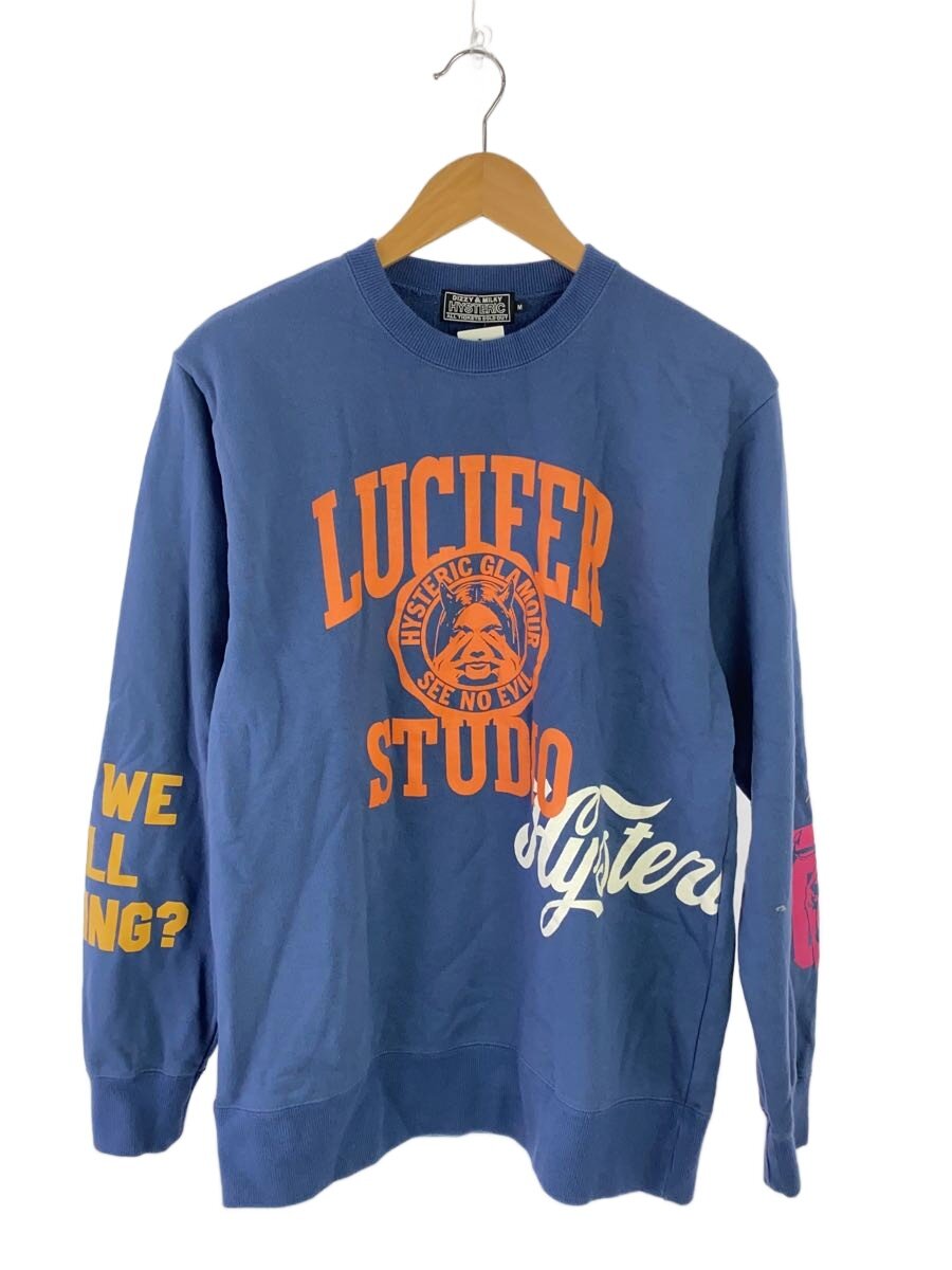 【中古】HYSTERIC GLAMOUR◆汗水/M/綿織物/NVY/02253CS02【メンズウェア】