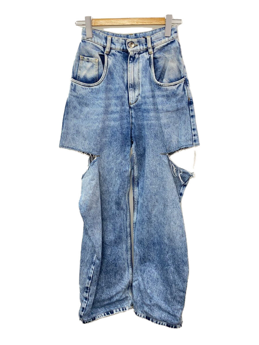 【中古】Maison Margiela◆23AW/1 cut out slash denim/36/ジーンズ/IDG/S51天使の都市0051 S30513//【メンズウェア】