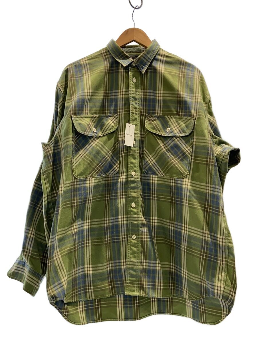 【中古】DAIWA◆長袖シャツ/L/ポリエステル/GRN/チェック/BE-87023//【メンズウェア】｜2ｎｄ STREET 店