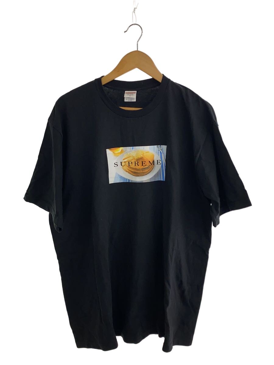 【中古】Supreme◆ティーシャツ/XL/綿織物/BLK/無地【メンズウェア】