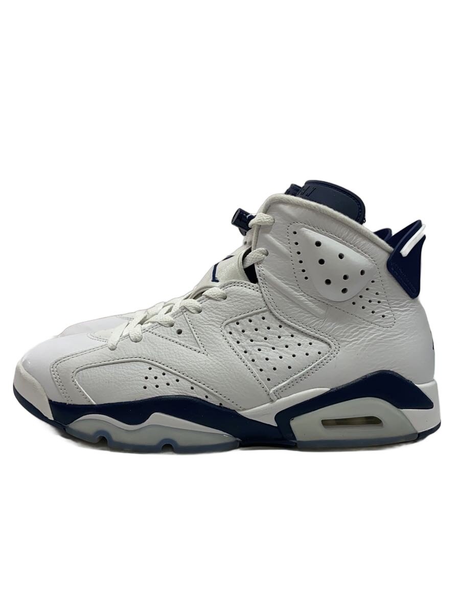 【中古】NIKE◆AIR JORDAN 6 RETRO_エア湖 ジョーダン 6 レトロ/27.5糎/WHT【シューズ】