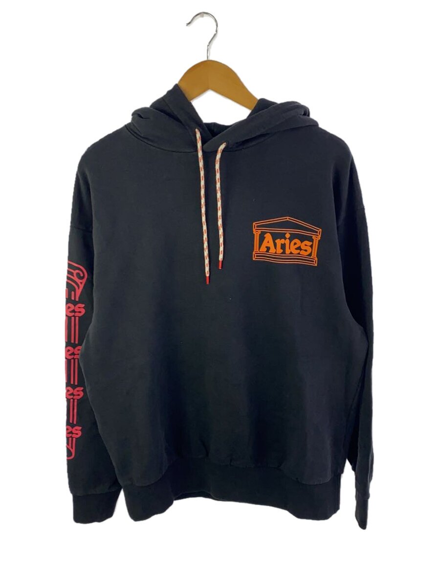 【中古】ARIES◆Temple Hoodie/パーカー/M/綿織物/黒いこと/刷り上げる/FRAR20003/007/011/31【メンズウェア】