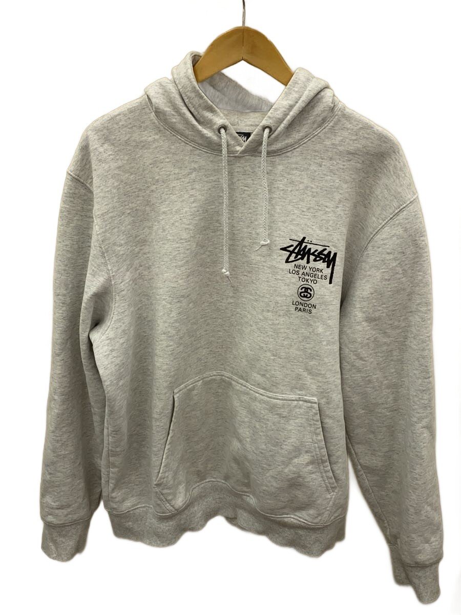 【中古】STUSSY◆パーカー/L/コットン/グレー/3923614【メンズウェア】｜2ｎｄ STREET 店