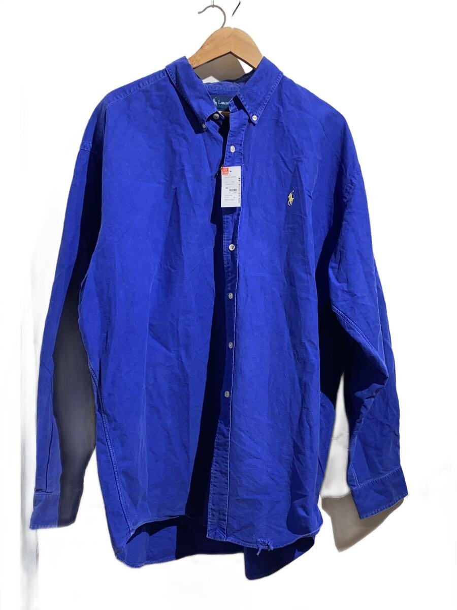 【中古】RALPH LAUREN◆blake/特大/長袖シャツ/XXL/コットン/NVY【メンズウェア】|2nd STREET 店