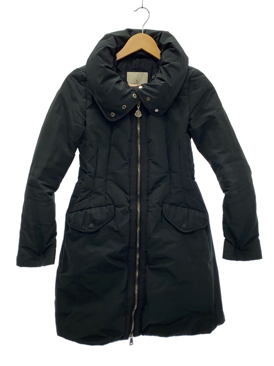 【中古】MONCLER◆SAISSAC/ロングダウンジャケット/0/ポリエステル/BLK/無地/A20934990900 57455【レディースウェア】｜2ｎｄ STREET 店